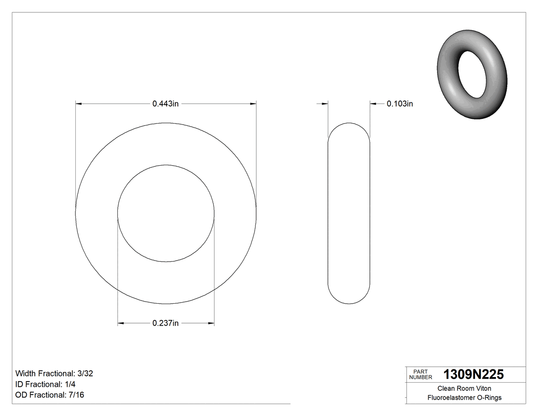 Technical drawing - 1309N225